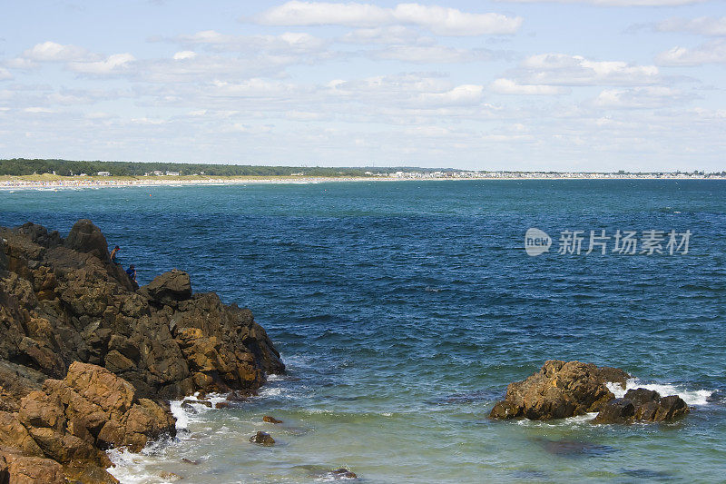 缅因州的海岸线