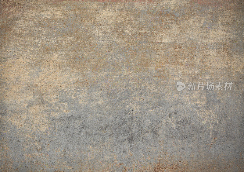 米色和灰色罗马墙纹理，罗马意大利
