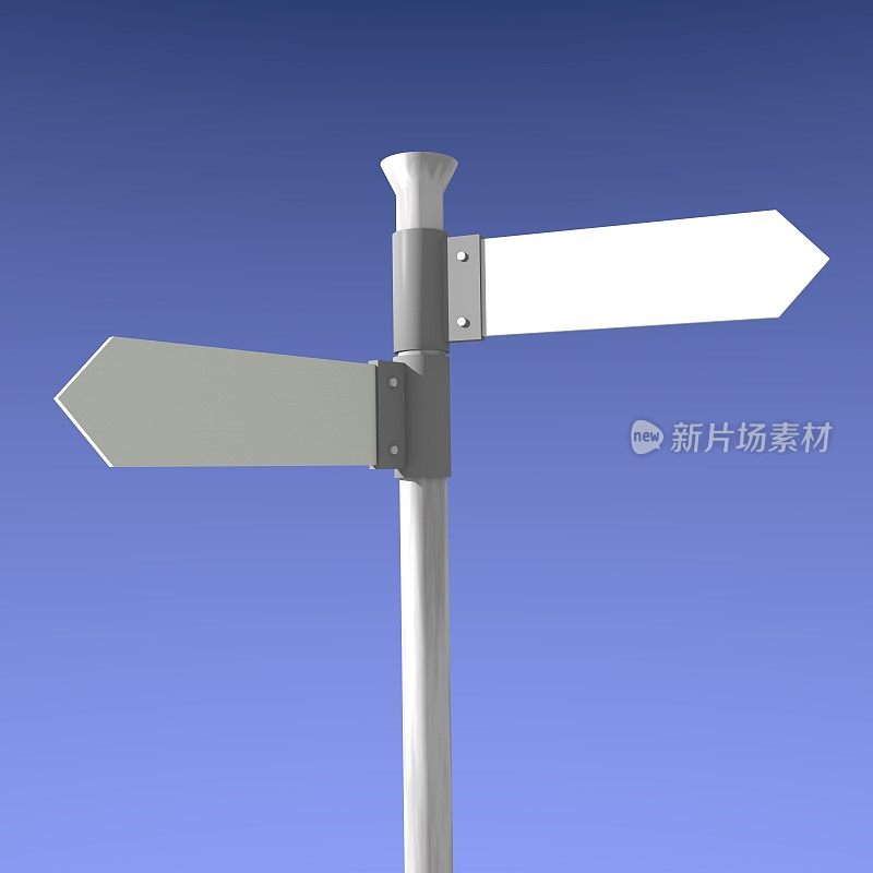 空白路标