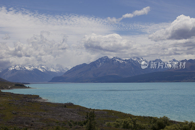 泰卡波湖的风景，新西兰