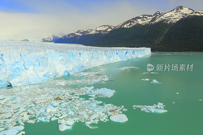 莫雷诺冰川，浮冰，阿根廷湖，巴塔哥尼亚，卡拉法特