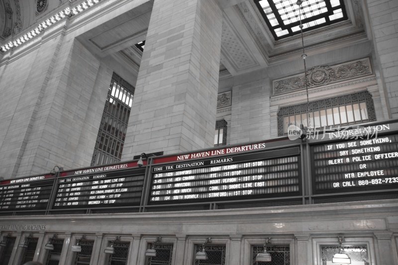 中央车站信息板-纽约中央车站