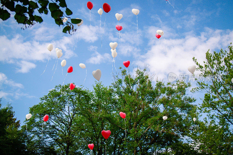 心气球在天空