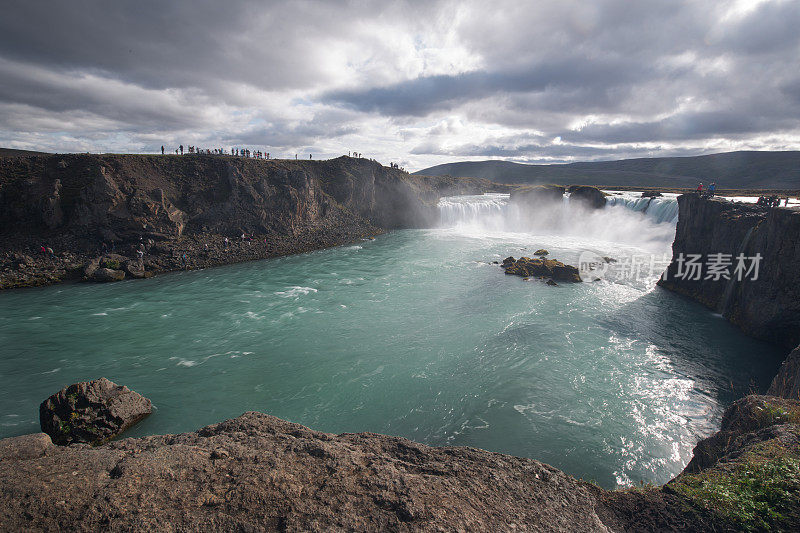 在冰岛Godafoss