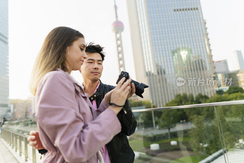 拍了一些上海的精彩镜头