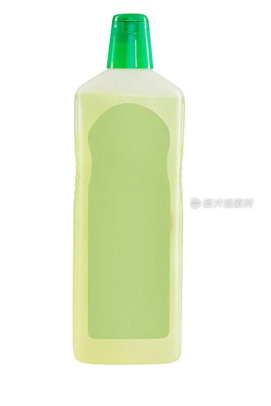 洗液装在绿色塑料瓶中