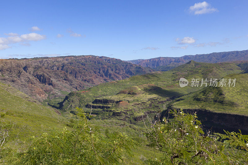 威美亚峡谷，考艾岛，夏威夷群岛