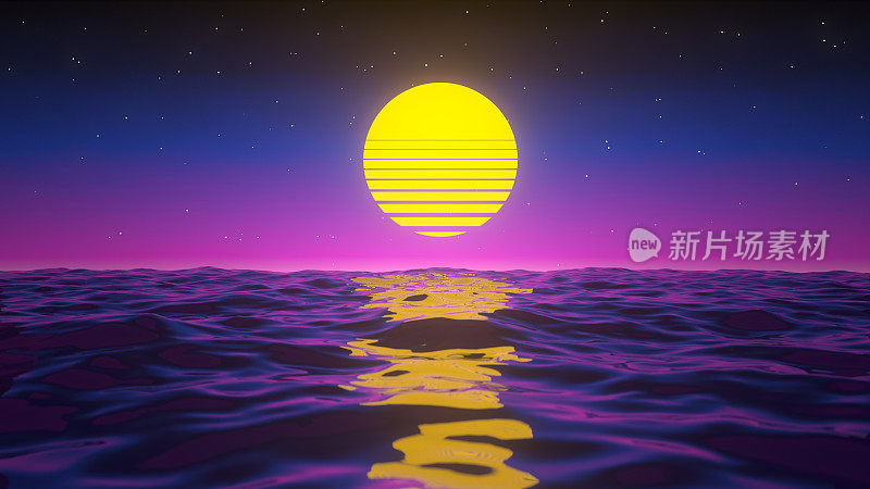 Synthwave背景