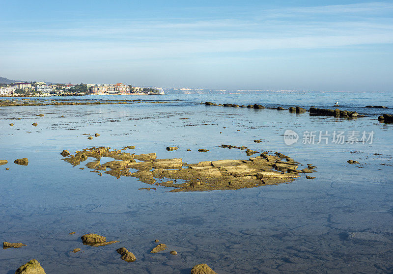 黑海海岸的岩层