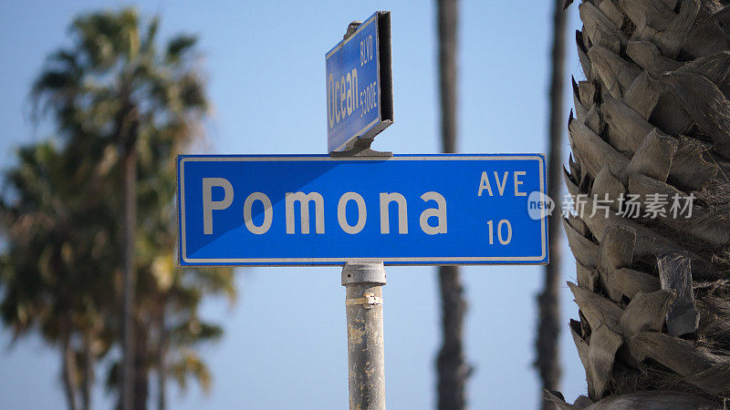 加州波莫纳街标志