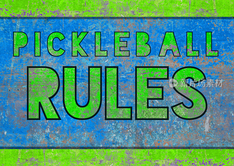 Pickleball规则标志