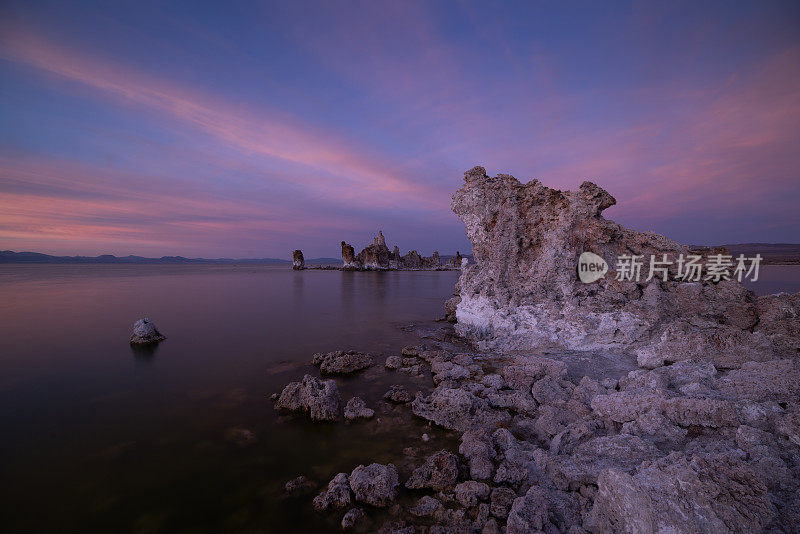 莫诺湖日落