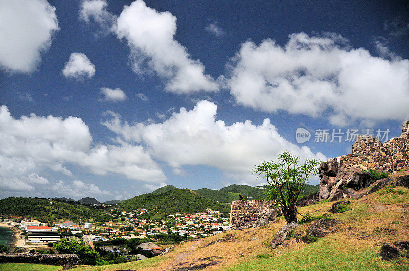 圣路易堡，马里格特-圣马丁(法国部分)-俯瞰加利斯贝