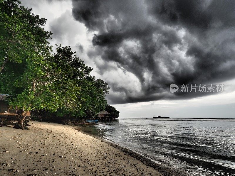 怀吉奥的海滩有着引人注目的风景