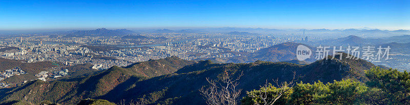 秋季首尔全景图