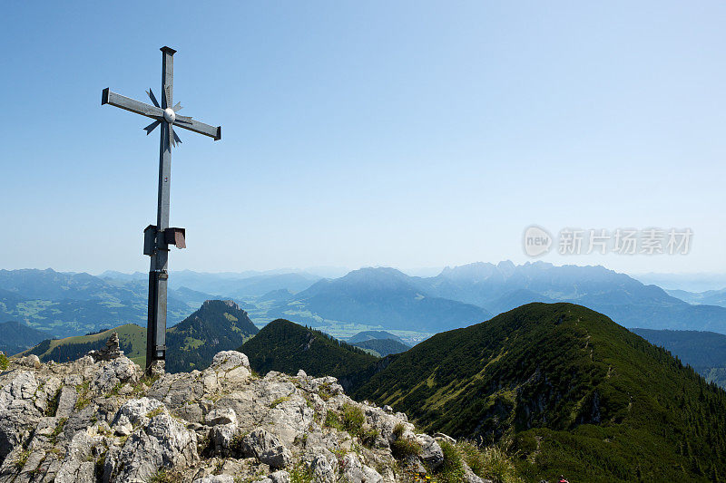 阿尔卑斯山的山顶