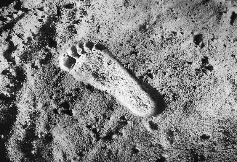 月球上的足迹