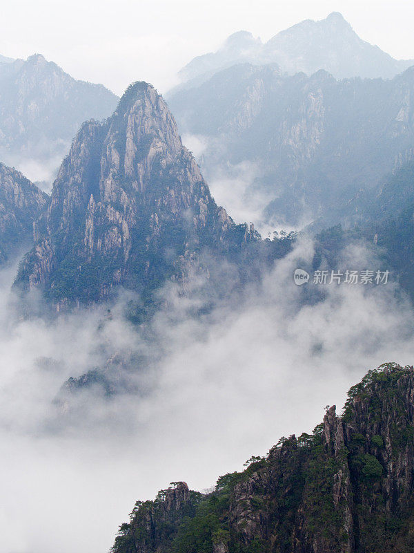 美丽的黄山风景