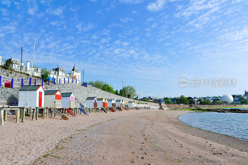 托基和海滩小屋，德文，英国