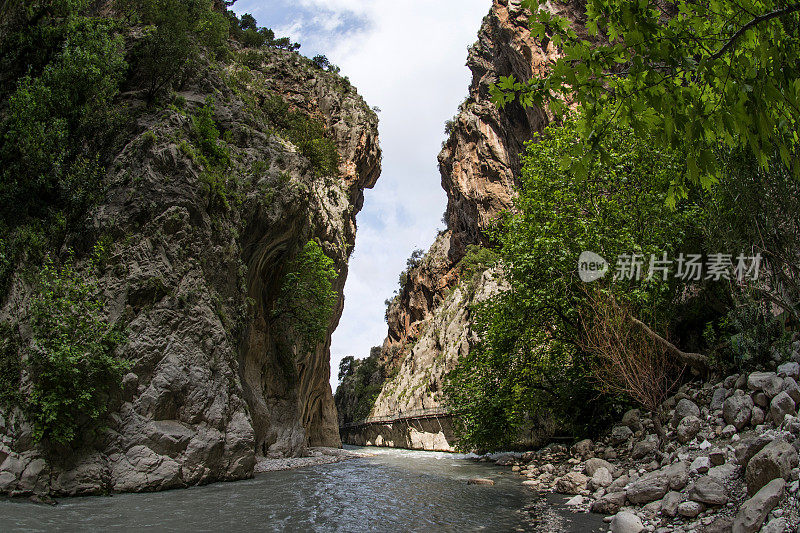 萨克里肯特峡谷费蒂耶土耳其