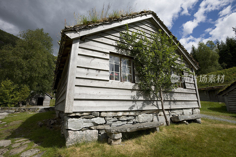 传统的挪威木屋