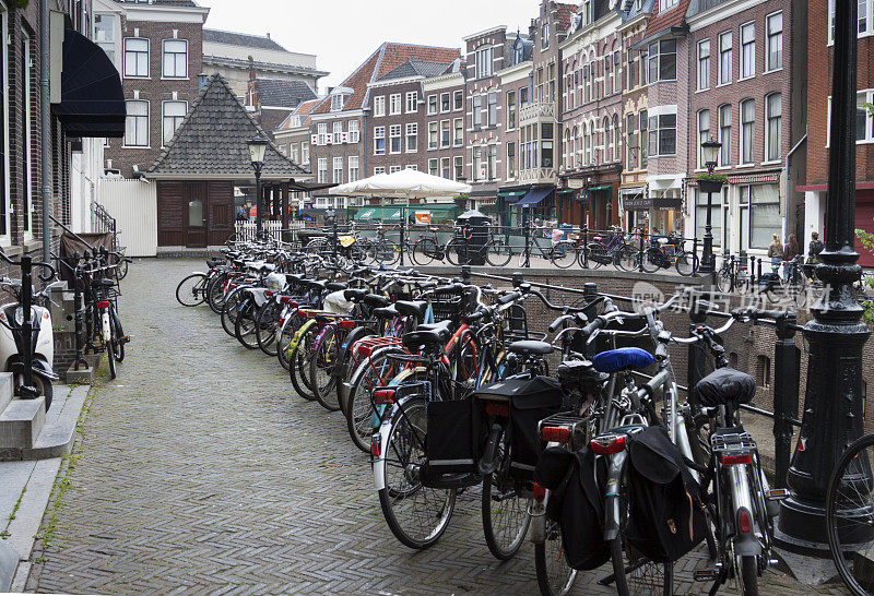 荷兰乌得勒支的典型街景