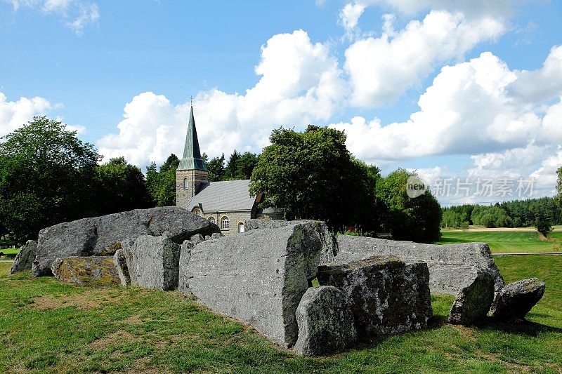 瑞典古代石器时代的墓地