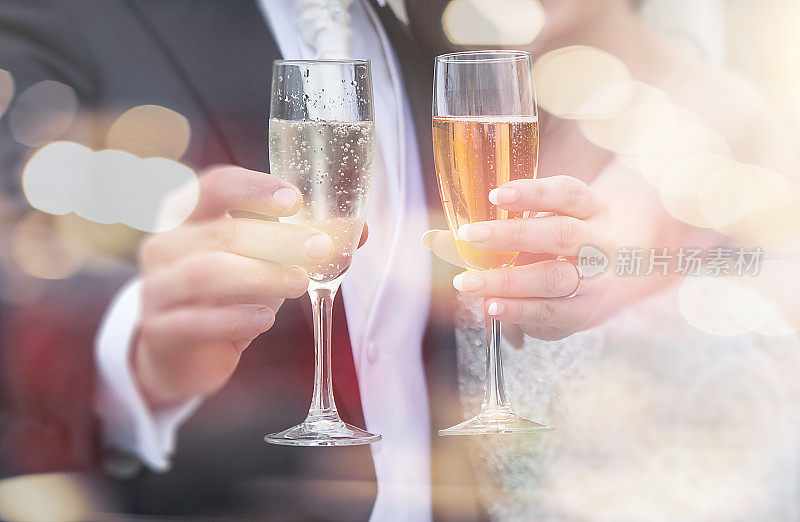 婚礼香槟