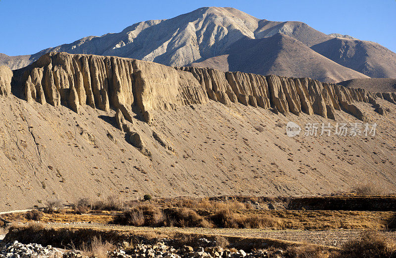 峡谷的Kagbeni