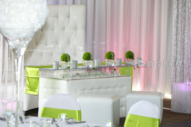 婚宴装饰，桌椅