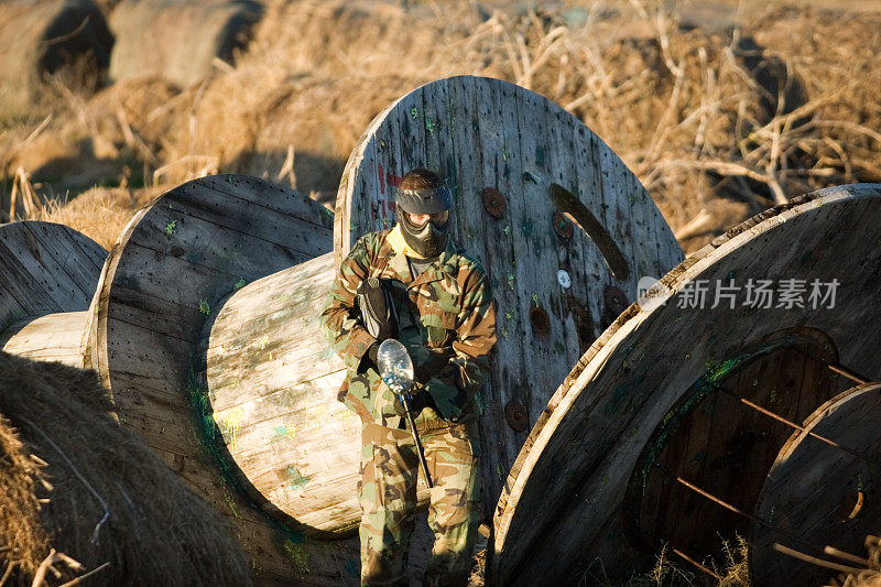 彩弹射击战斗