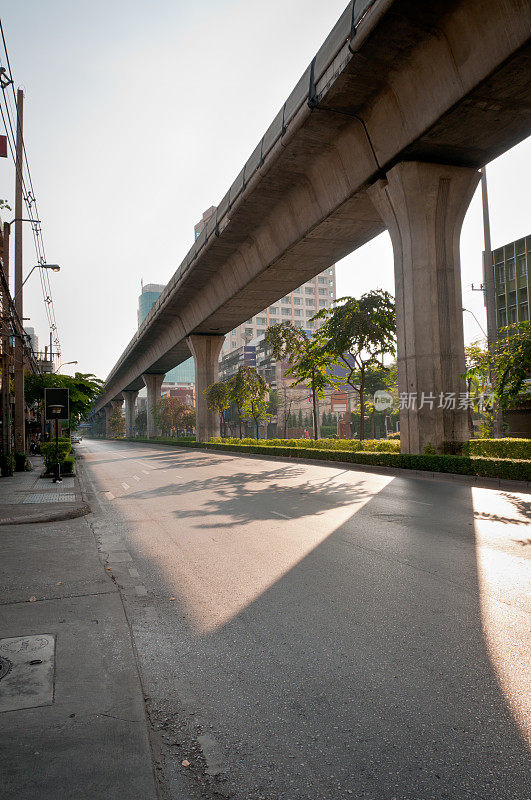 泰国曼谷的高架铁路