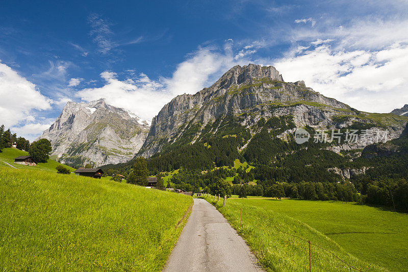 Wetterhorn,瑞士阿尔卑斯山