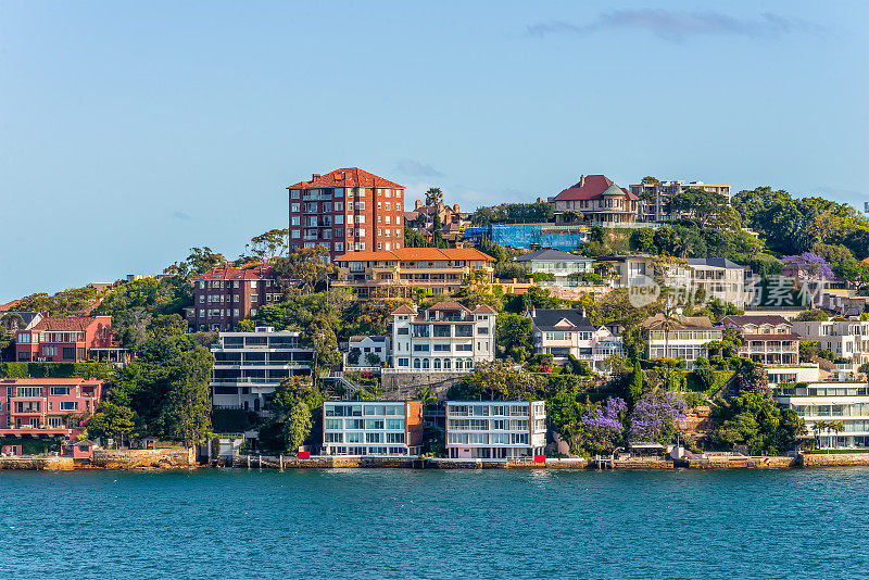 悉尼海港附近的豪宅