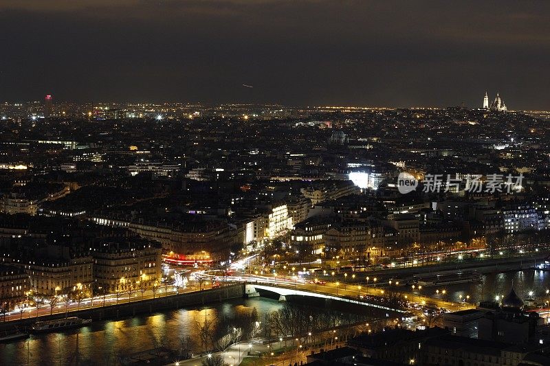 巴黎——从埃菲尔铁塔俯瞰