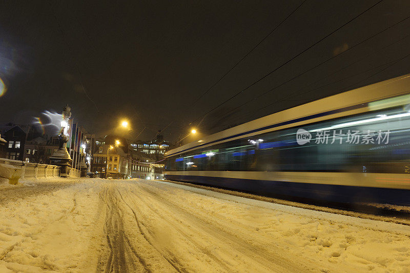 阿姆斯特丹的雪