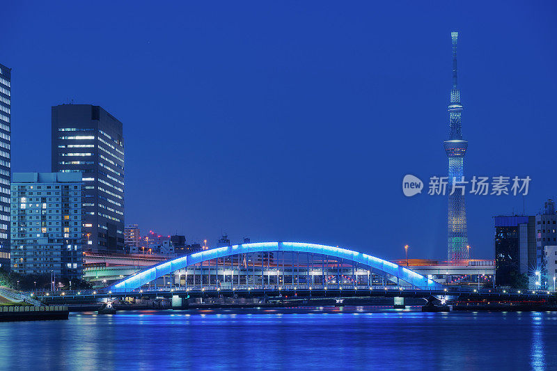 永泰桥和东京照明天空树