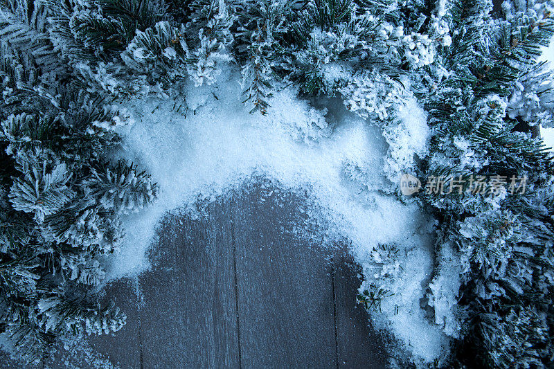 下雪的圣诞节灵感背景图像