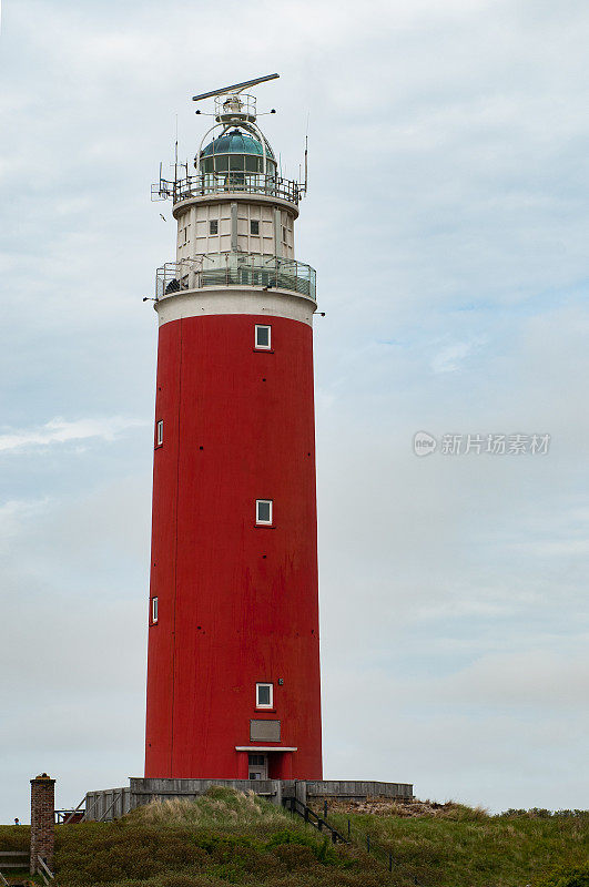 Texel上的红色灯塔