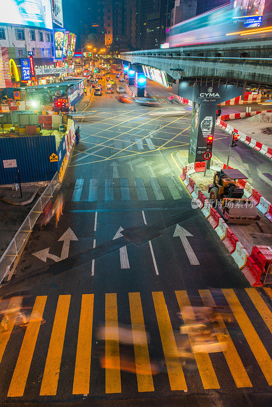 马来西亚吉隆坡繁忙街道