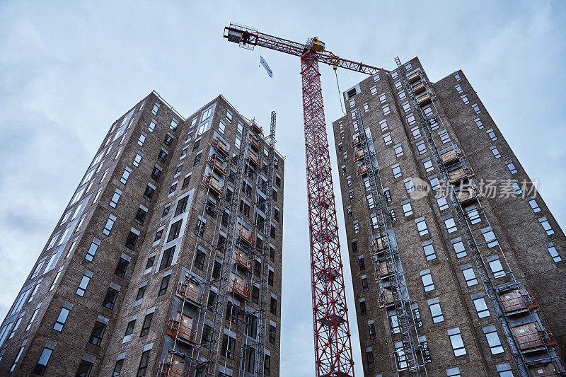 欧登塞正在建设的高层建筑