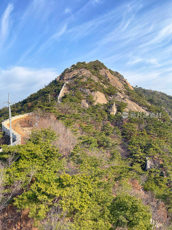 首尔城墙的步道