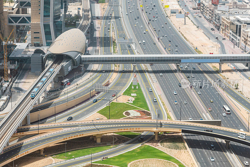 阿拉伯联合酋长国迪拜的未来地铁