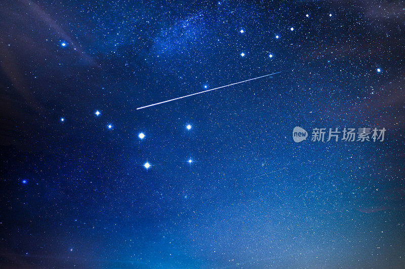 夜晚的北极星