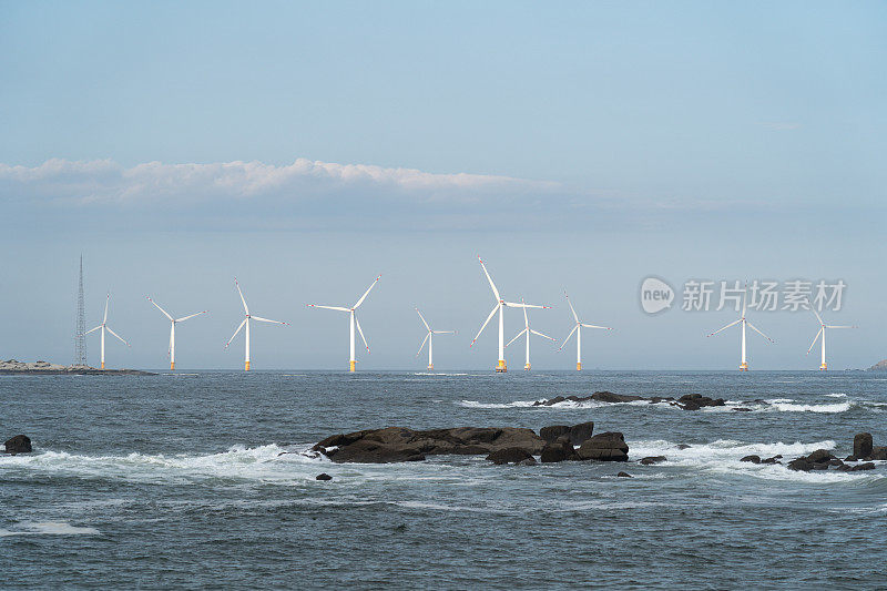 海上风电场，低碳经济，清洁能源