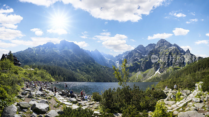 波兰假期-塔特拉山脉的莫斯基奥科湖