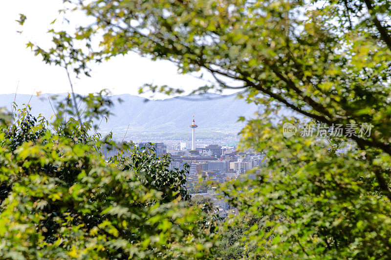 俯瞰京都塔