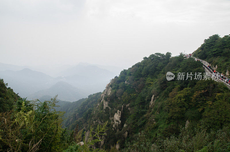 中国的泰山景观