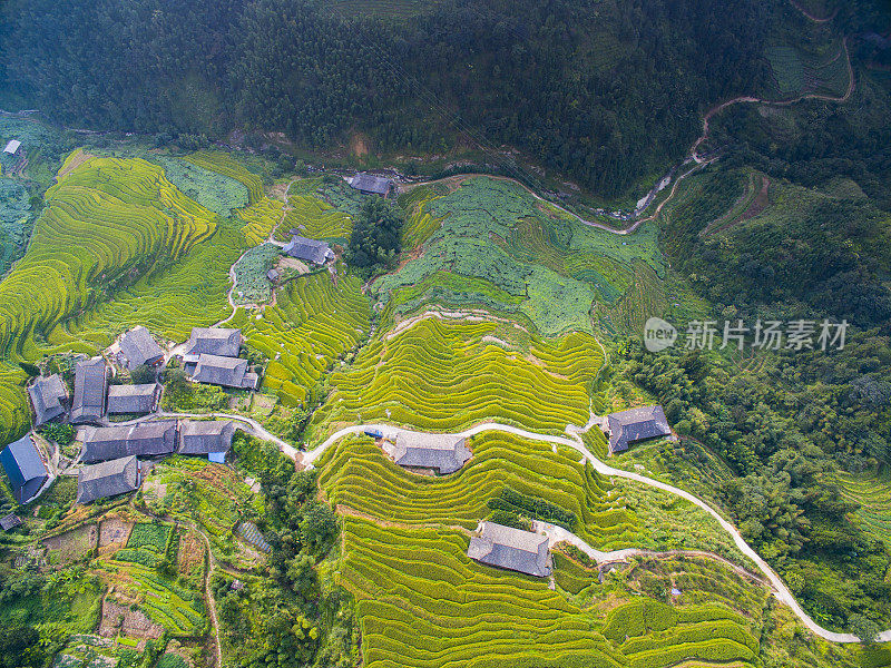 空中龙脊梯田