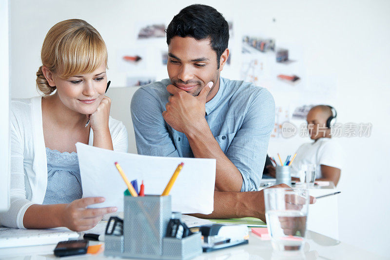 工作场所的商务人士